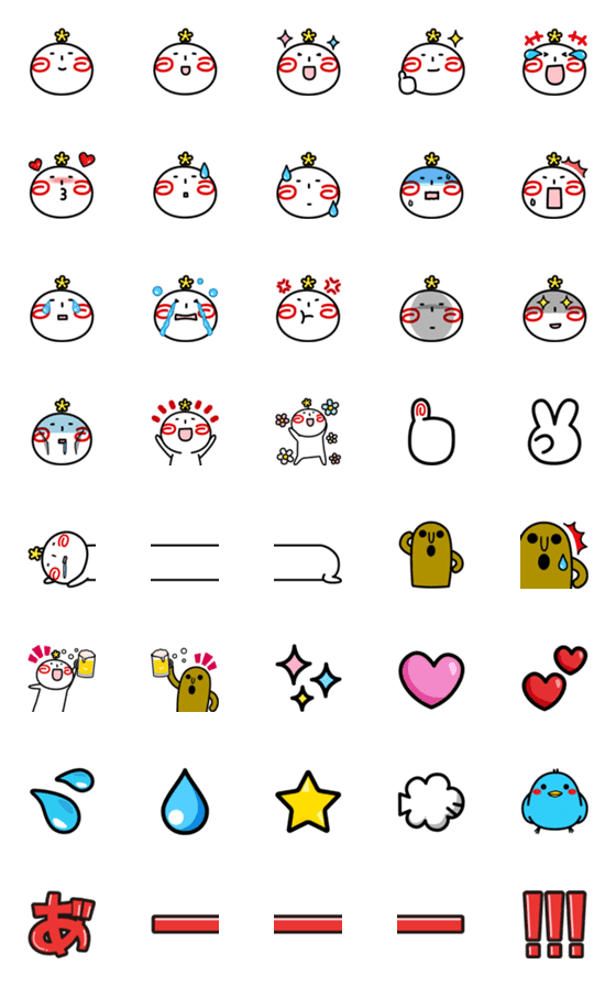 [LINE絵文字]ノロコの絵文字の画像一覧