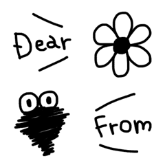 おてがみ絵文字の絵文字メイン画像