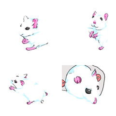 [LINE絵文字] Lovely hamster1の画像