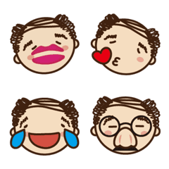 ハゲ係長の絵文字の絵文字メイン画像