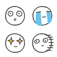 [LINE絵文字] Blankman emojiの画像