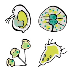 半透明な微生物の絵文字の絵文字メイン画像
