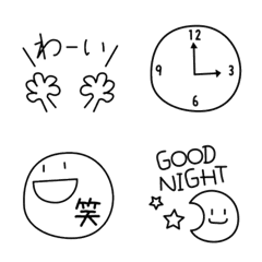 使いやすいシンプルEMOJIの絵文字メイン画像