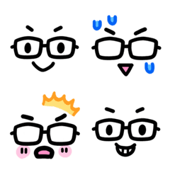 メガネくんの絵文字メイン画像