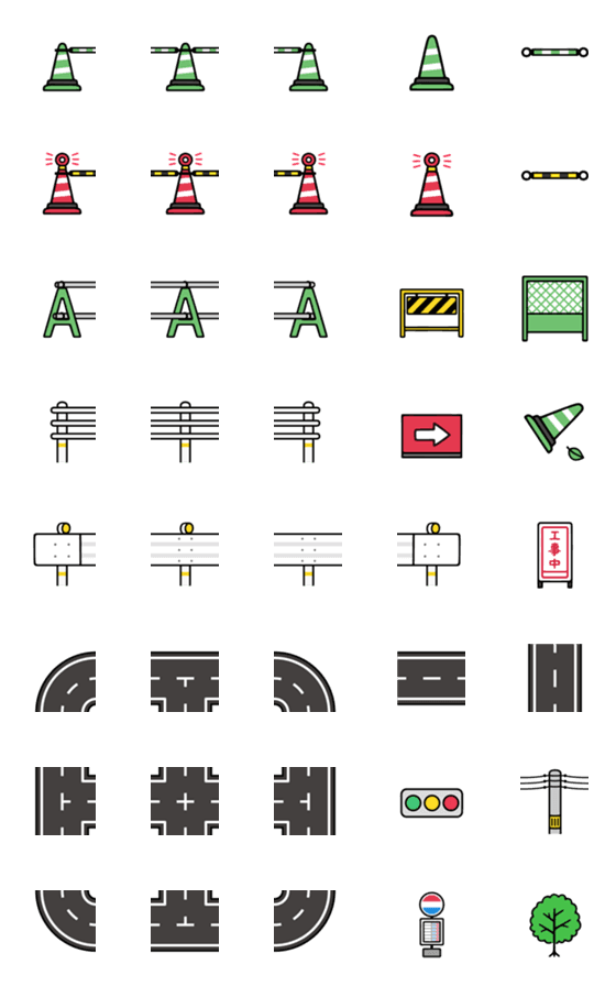 [LINE絵文字]建設業 05の画像一覧