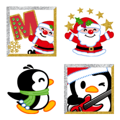 Line絵文字 リトルペンギンジジメリークリスマス 40種類 1円