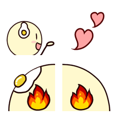 [LINE絵文字] Egg Girl-Ginger's Emojiの画像