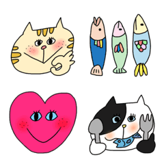 [LINE絵文字] いろんなねこさんたちの画像