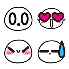 [LINE絵文字] Easy to use a variety of skull faceの画像