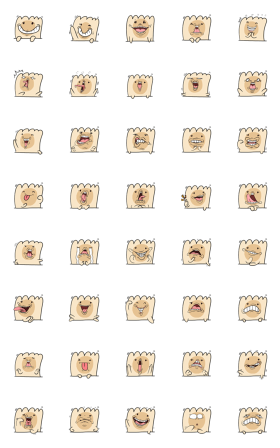 [LINE絵文字]ZonTeen Emojiの画像一覧