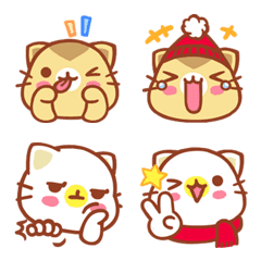 [LINE絵文字] Hi！ Niu Niu Cat - EMOJIの画像
