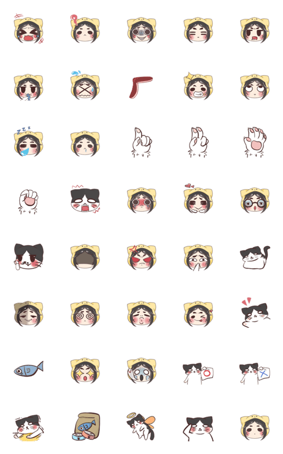 [LINE絵文字]Nana expression sticker！！の画像一覧