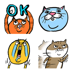 [LINE絵文字] ehcat emojiの画像