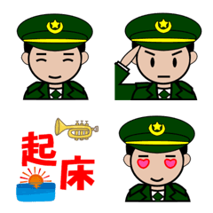 [LINE絵文字] 自衛隊！陸上自衛官編の画像