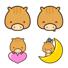 [LINE絵文字] Chidren of boar URIRINの画像