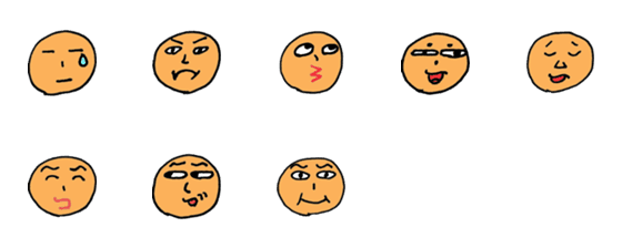 [LINE絵文字]anyface Emojiの画像一覧