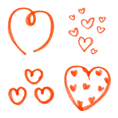 Kid Drawn Heart V.12の絵文字メイン画像