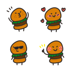 [LINE絵文字] Hamburger Expressionの画像