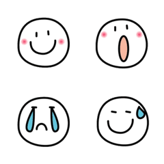 [LINE絵文字] シンプルかわいいEMOJIの画像