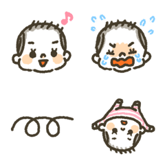 [LINE絵文字] うちの次女ちゃんの画像