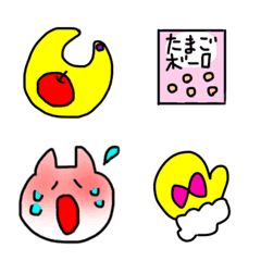 [LINE絵文字] ねこ赤ちゃん絵文字の画像