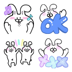 かわいいウサギ絵文字の絵文字メイン画像