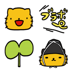 [LINE絵文字] なめこちゃん えもじの画像