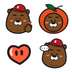 [LINE絵文字] BUBU BEAR EMOJIの画像