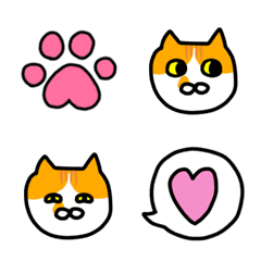 [LINE絵文字] 猫のみかんのいろんな顔の画像