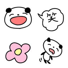 [LINE絵文字] らくがきぱんだの画像