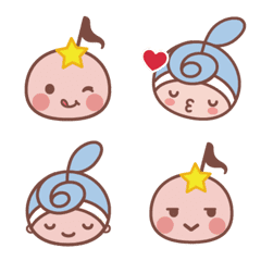 [LINE絵文字] おとはちゃん＆きらら☆ちゃんの画像
