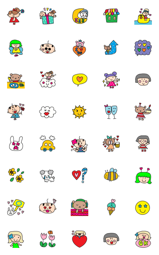 [LINE絵文字]Lilo emoj50の画像一覧