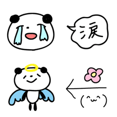 [LINE絵文字] らくがきぱんだ2の画像