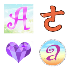 [LINE絵文字] word-painting5 ABC BoPoMo 123の画像