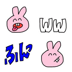 [LINE絵文字] うさぎ煽り絵文字の画像