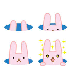 [LINE絵文字] あなうさの画像