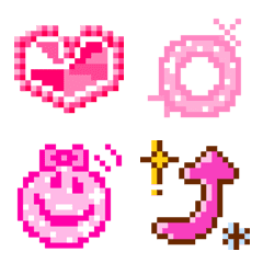 80年代生まれ用ガラケー絵文字：姫系デコの絵文字メイン画像