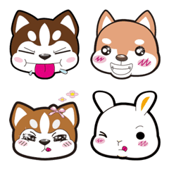 [LINE絵文字] rich dogs -Expression stickerの画像