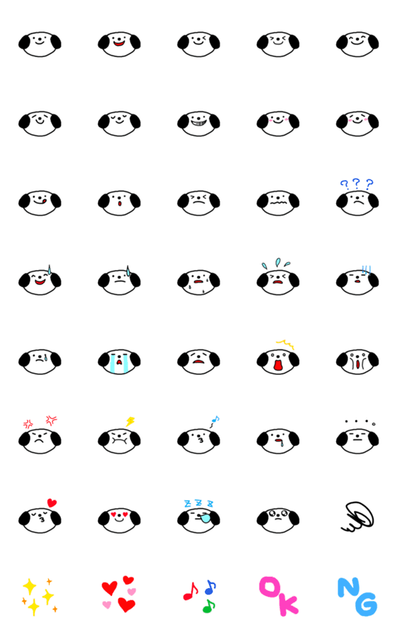 [LINE絵文字]いぬのわんさん。の画像一覧