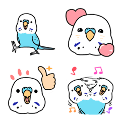 [LINE絵文字] 絵文字インコの画像