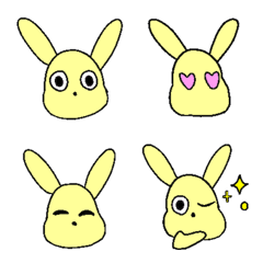 黄色いウサギ