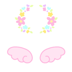 [LINE絵文字] Cutie emoji : bracket pastelの画像