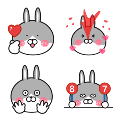 [LINE絵文字] Small eyes rabbitの画像