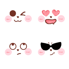 [LINE絵文字] It's feeling Pinky cute  emojiの画像