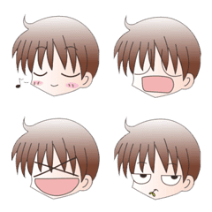 [LINE絵文字] annbaby brother faceの画像