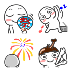 会話で使おう！夏に大人のシンプルな絵文字の絵文字メイン画像