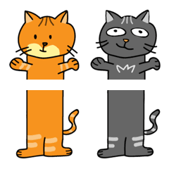 [LINE絵文字] QQ meow ＆ tai goの画像