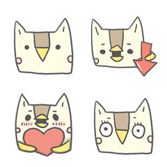 GUGU owl Emoji.
