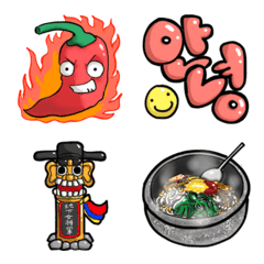 [LINE絵文字] 韓国の文化を味わうスタンプの画像