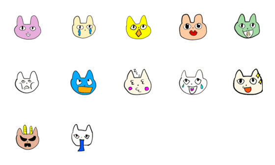 [LINE絵文字]私は猫です。の画像一覧